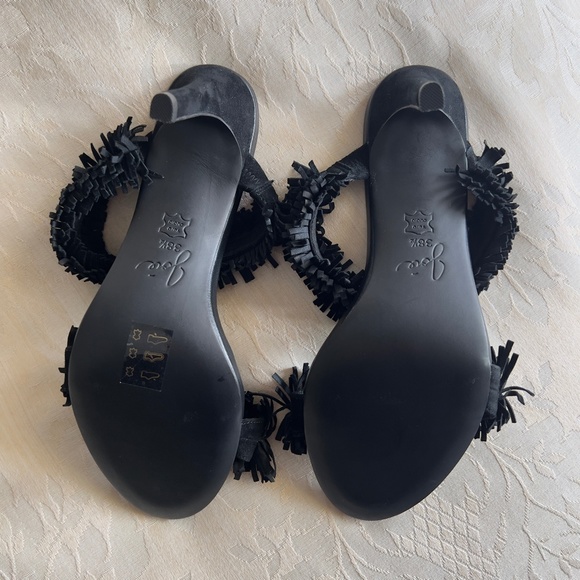 Joie 'Poppi' Suede Fringe Heels | NWOT - Picture 9 of 9